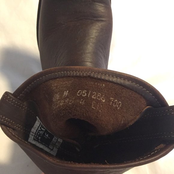 Frye Harness Low-rider Brown Leather Boots - Picture 5 of 5